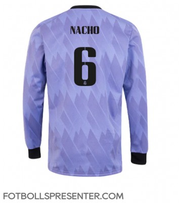 Real Madrid Nacho #6 Borta Matchtröja 2022-23 Långärmad